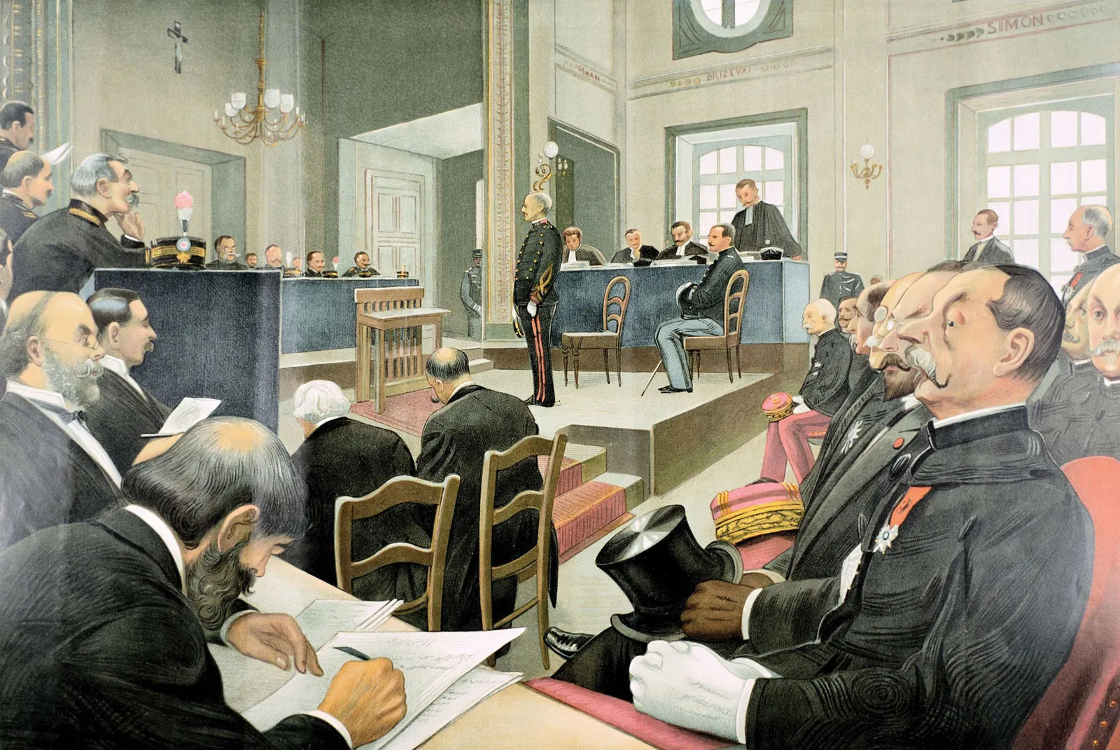 court-martial-illustration-Alfred-Dreyfus-Vanity-Fair-Nov-23-1899