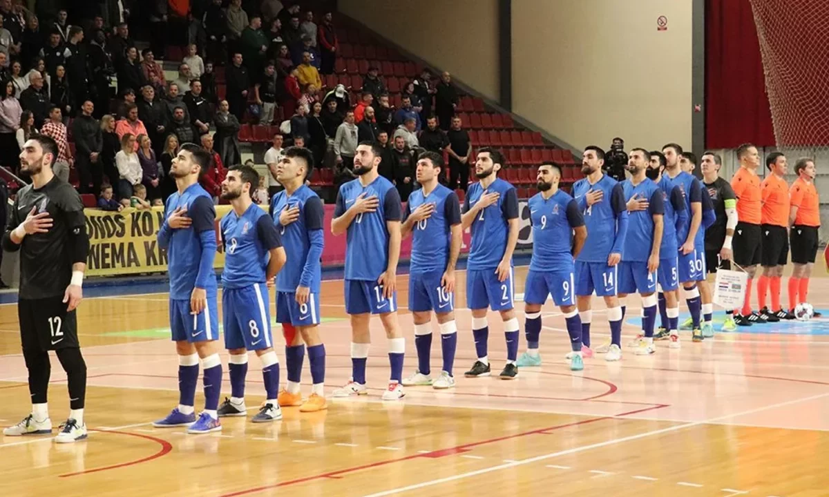 Azərbaycanın futzal millisinin Çexiya ilə oyun üçün heyəti açıqlanıb